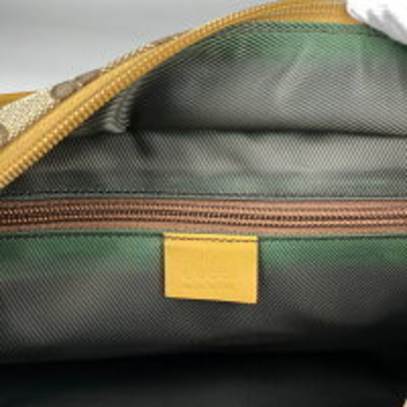 Gucci GG Sherry Web Tote Bag canvas beige brown - Picture 5 of 6